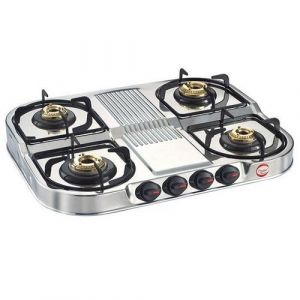 PRESTIGE STAINLESS STEEL GAS STOVE DGS 04