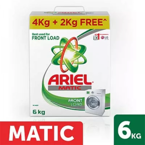 ARIEL MATIC FRONT LOAD WASHING POWDER 6KG